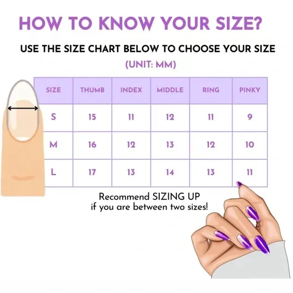 Pink and Gold Press-On Nails - Picture 4 of 5